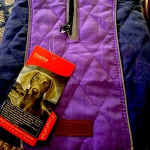 ThinkPet Purple and Blue Dog Thundershirt